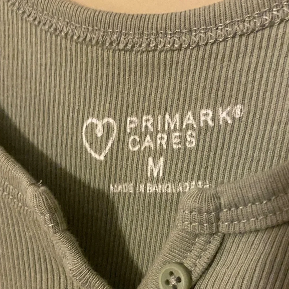 Primark Sage Ribbed Tank Top - Picture 3 of 5